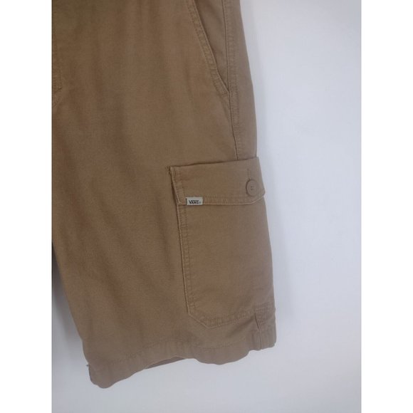 Vans Casual Cargo Skate Surf Summer Tan Brown Shorts Mens 32 - Picture 3 of 6